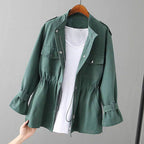 Darlin - Women's Stand Collar Utility Field Jacket