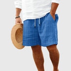 Dawson - Men's Textured Drawstring Knit Shorts