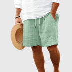 Dawson - Men's Textured Drawstring Knit Shorts