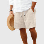 Dawson - Men's Textured Drawstring Knit Shorts