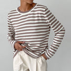 Donna - Women's Striped Long Sleeve Knit Top