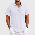 Draven - Men's Linen Polo Shirt