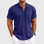 Draven - Men's Linen Polo Shirt