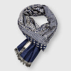 Edinburgh - Cotton Boho Pattern Fringe Scarf