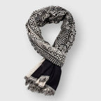 Edinburgh - Cotton Boho Pattern Fringe Scarf