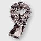 Edinburgh - Cotton Boho Pattern Fringe Scarf