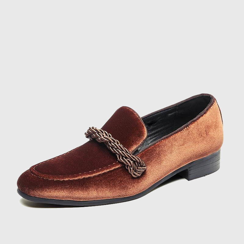 Elio - Men's Braided Moccasin Loafers