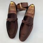 Elio - Men's Braided Moccasin Loafers
