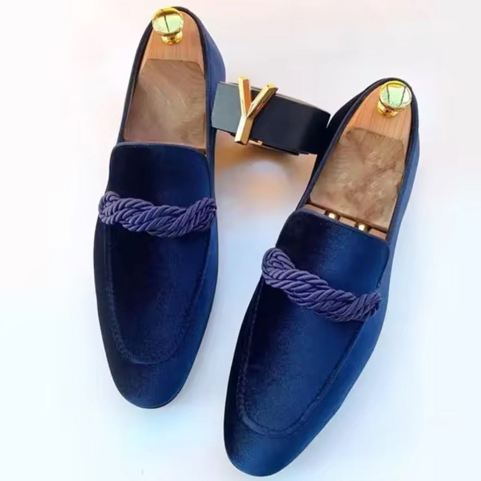 Elio - Men's Braided Moccasin Loafers