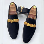 Elio - Men's Braided Moccasin Loafers