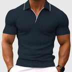 Erwan - Men's Textured Collared Polo Shirt