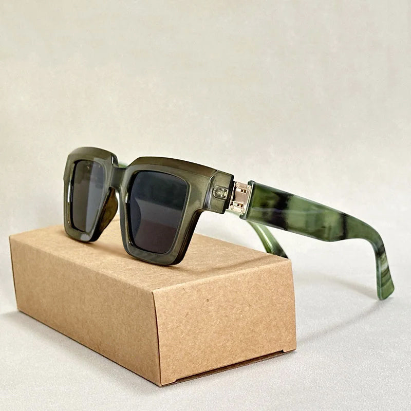 Formentera - Square Wide Frame Sunglasses