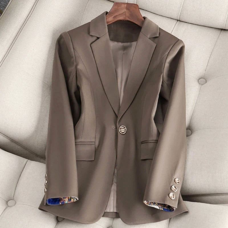 Francine - Women's Classic Notch Lapel Blazer