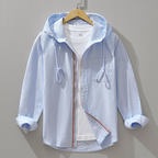 George - Men's Cotton Zip-Up Hooded Shirt