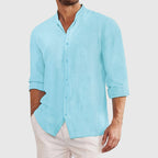 Gerry - Men's Linen Roll-Tab Sleeve Shirt