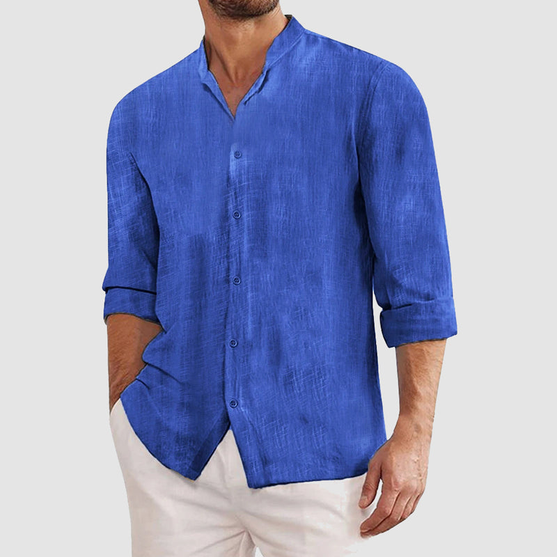 Gerry - Men's Linen Roll-Tab Sleeve Shirt