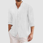 Gerry - Men's Linen Roll-Tab Sleeve Shirt