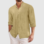 Gerry - Men's Linen Roll-Tab Sleeve Shirt
