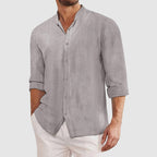 Gerry - Men's Linen Roll-Tab Sleeve Shirt