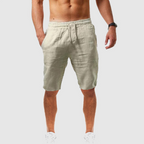 Japer - Men's Linen Drawstring Shorts