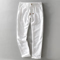Jovian - Men's Linen Elastic Waist Casual Pants