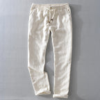 Jovian - Men's Linen Elastic Waist Casual Pants