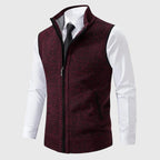 Kaelen - Men's Textured Sleeveless Knit Vest