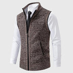 Kaelen - Men's Textured Sleeveless Knit Vest