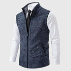 Kaelen - Men's Textured Sleeveless Knit Vest