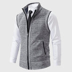 Kaelen - Men's Textured Sleeveless Knit Vest