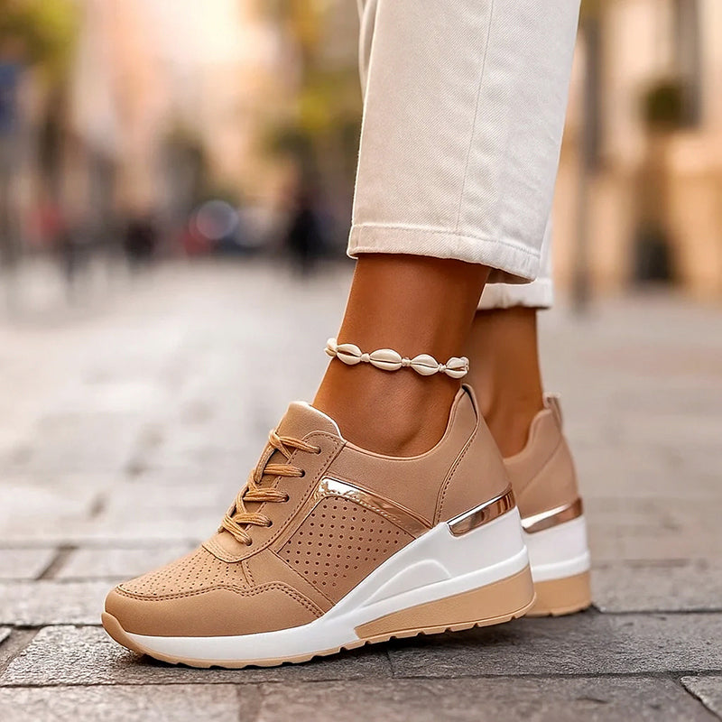 Kaylee - Women's Platform Wedge Sneakers