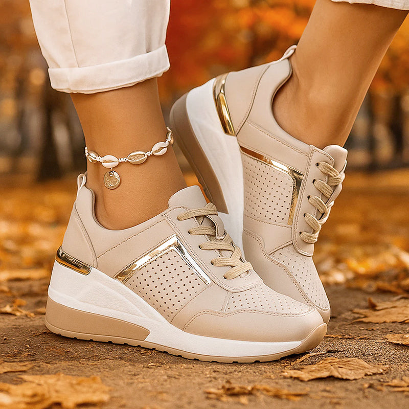 Kaylee - Women's Platform Wedge Sneakers