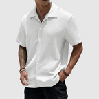 Lorenzo - Men's Loose Fit Long Sleeve Button-Down Shirt 5