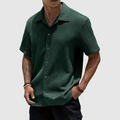 Lorenzo - Men's Loose Fit Long Sleeve Button-Down Shirt 1
