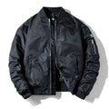 Lucas - Men's Relaxed-Fit Zip-Front Bomber Jacket