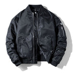 Lucas - Men's Relaxed-Fit Zip-Front Bomber Jacket