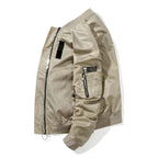 Lucas - Men's Relaxed-Fit Zip-Front Bomber Jacket