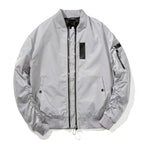 Lucas - Men's Relaxed-Fit Zip-Front Bomber Jacket