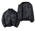 Lucas - Men's Relaxed-Fit Zip-Front Bomber Jacket
