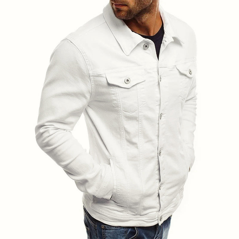 Lucas - Men's Casual Denim Trucker Jacket