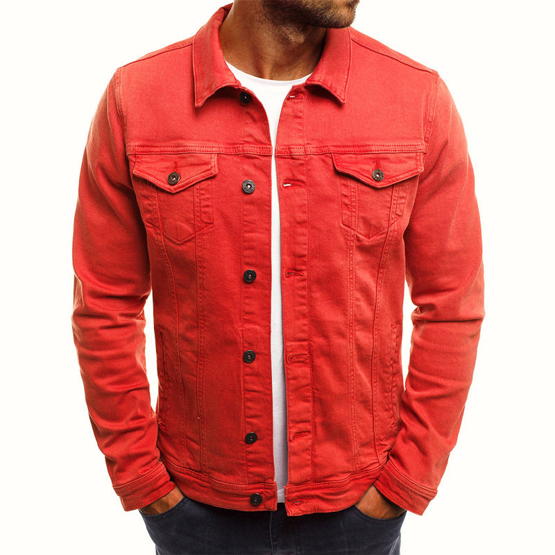 Lucas - Men's Casual Denim Trucker Jacket