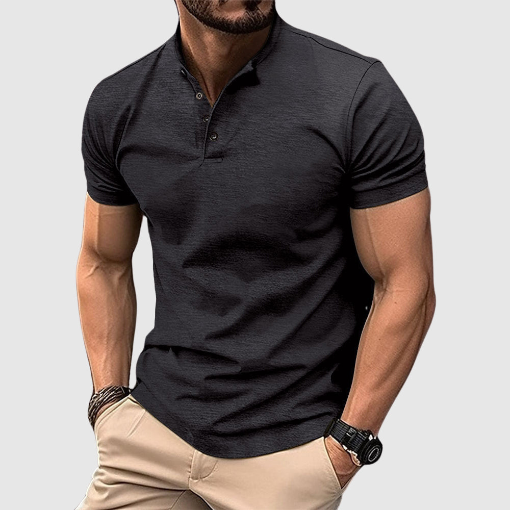 Mac - Men's Short Sleeve Henley Shirt