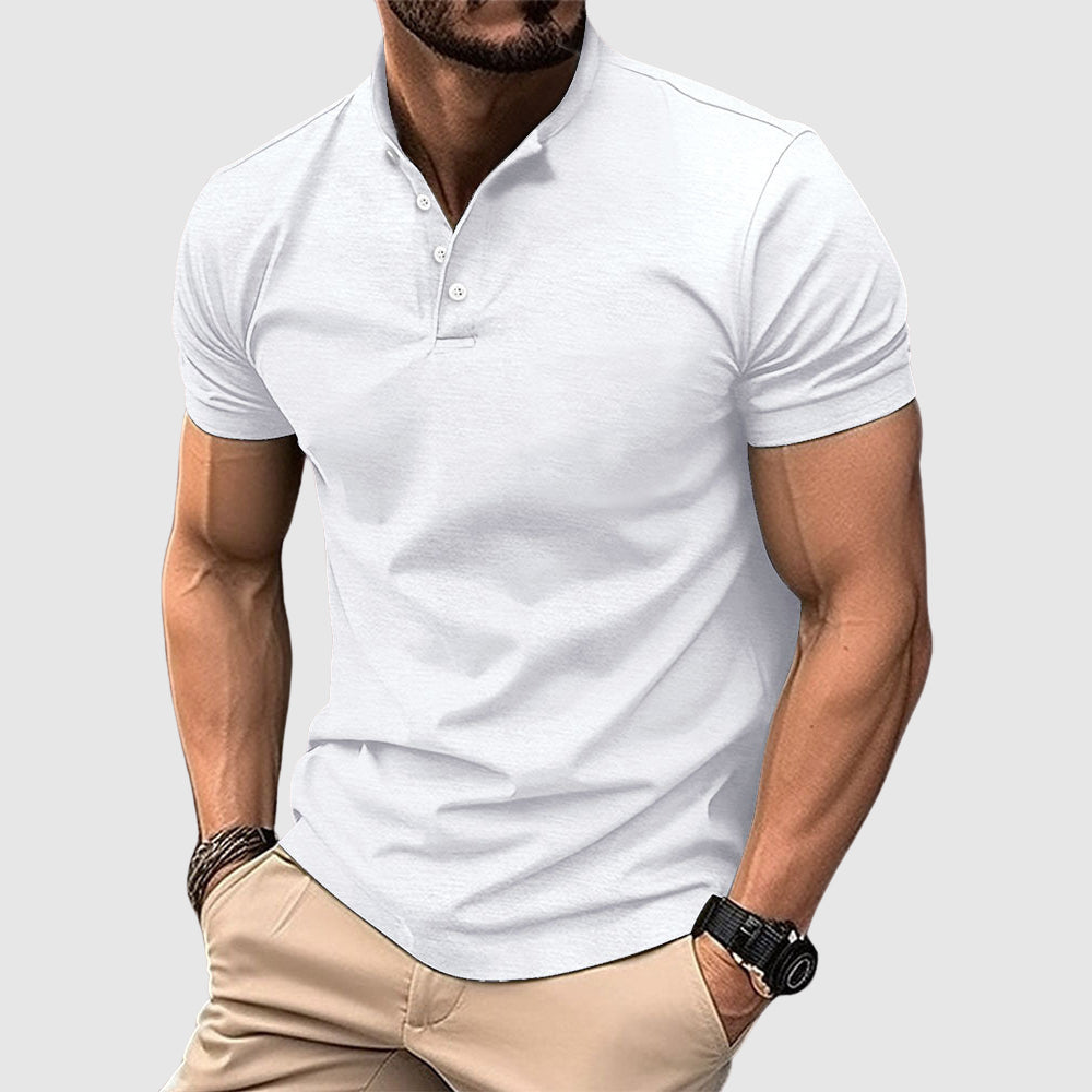 Mac - Men's Short Sleeve Henley Shirt