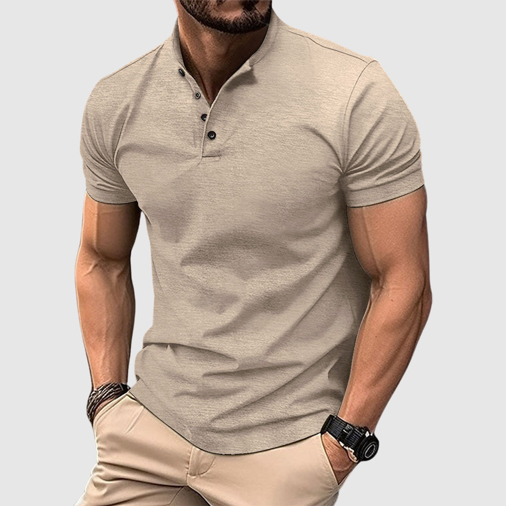 Mac - Men's Short Sleeve Henley Shirt