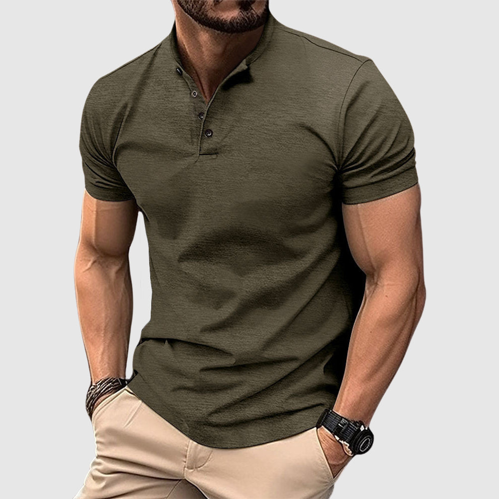 Mac - Men's Short Sleeve Henley Shirt