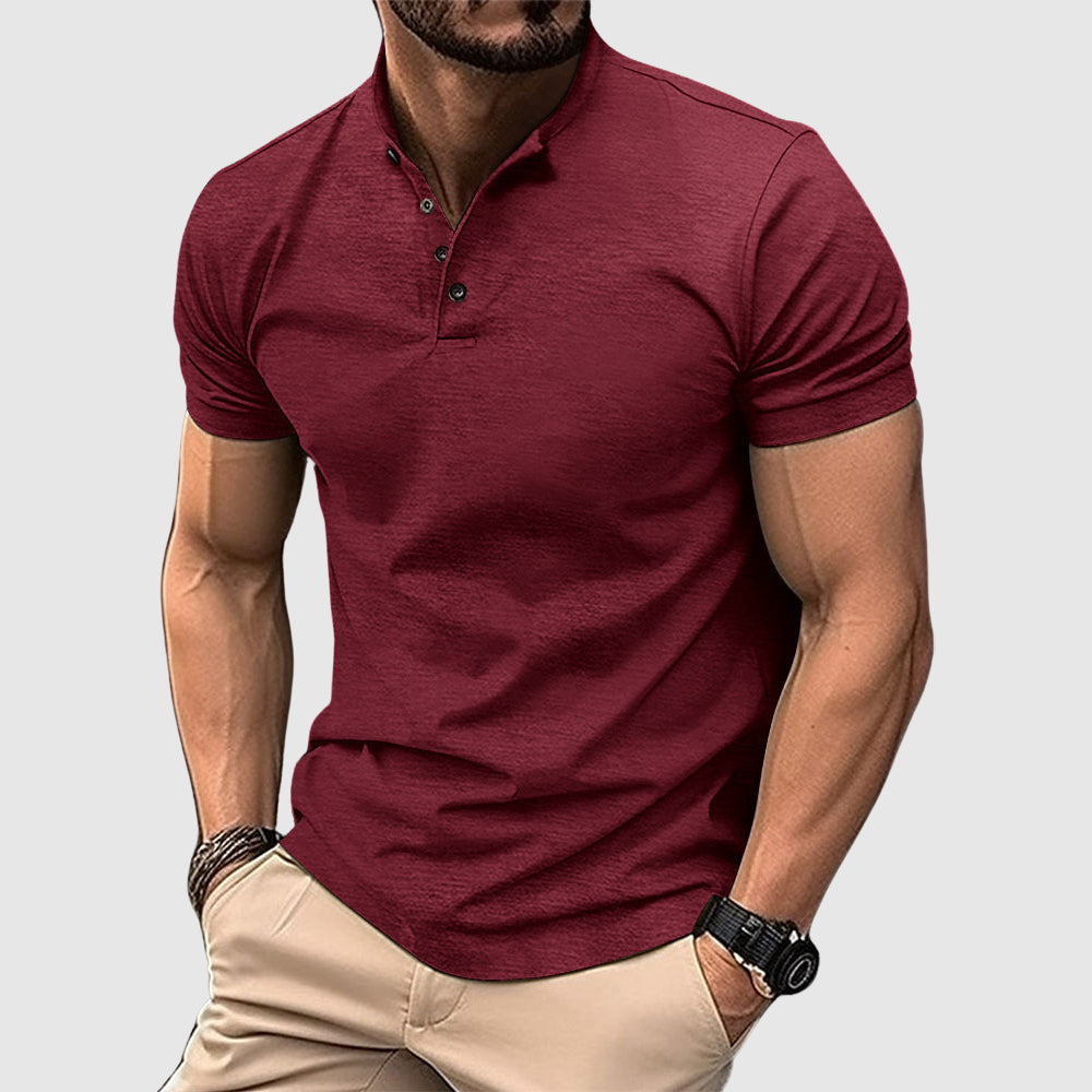 Mac - Men's Short Sleeve Henley Shirt