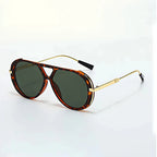 Malibu - Retro Tortoise Aviator Sunglasses