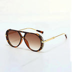 Malibu - Retro Tortoise Aviator Sunglasses