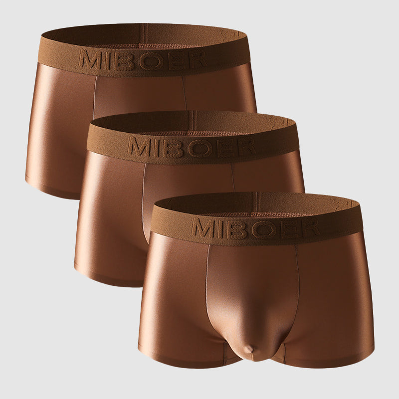 Marcus - Men's Satin Mid-Rise Boxer Briefs