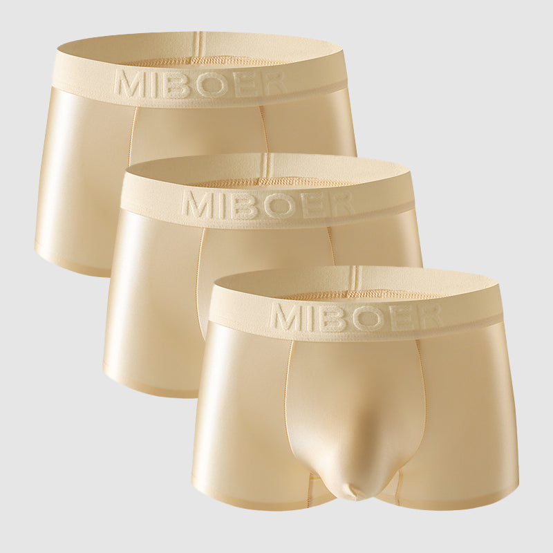 Marcus - Men's Satin Mid-Rise Boxer Briefs